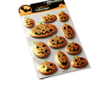 2 Sheets Bling Halloween Decoration Pumpkins Shaped Puffy Stickers