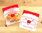 50 Pcs Holiday Christmas Cookie Candy Gift Treat Bag