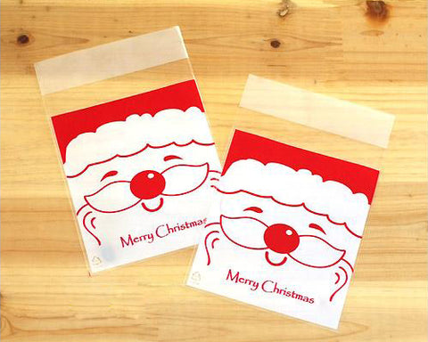 50 Pcs Holiday Christmas Cookie Candy Gift Treat Bag