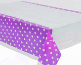 42.5'' x 70.8'' Party Accessory Polka Dot Plastic Table Cover