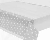 42.5'' x 70.8'' Party Accessory Polka Dot Plastic Table Cover