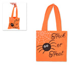 Halloween 2016 Costumes Trick or Treat Spider Tote Handbag - Orange