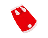 Animal Series Lovely Bunny Dog Winter Coat Pet Costume - Red