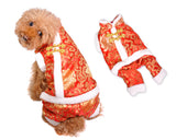 Chinese Traditional Style Clothes Dog Costume