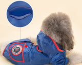 Waterproof Dog Raincoat Rain Jacket with Pocket