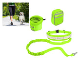 Walk the Dog Hands Free Dog Leash Set with Waist Belt and Pouch