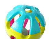 5 Pcs Three-Color Plastic Rolling Pet Ball