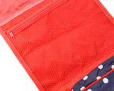 Foldable Travel Makeup Bag with Hook - Dot