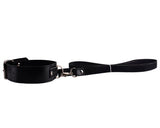 Adult 8 Pieces SM Bondage Set with Sex Whip - Black