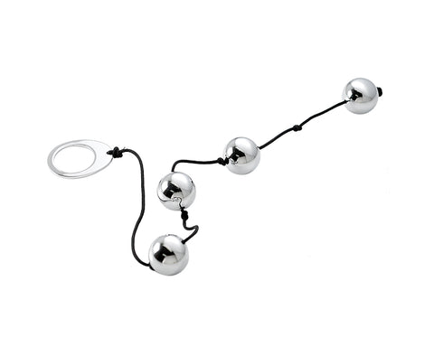 Adult Sex Toy G-spot Stimulus Silver Metal Stringed Ben Wa Power Balls