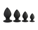 Adult Sex Toy Unisex Black Silicone Anal Butt Plug