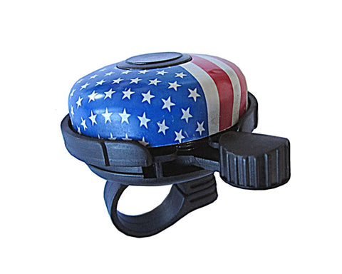 America National Flag Print Alloy Bike Bell