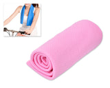 Breathable Chill Absorbent Evaporative Cooling Ice Towel - Pink