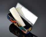 Classical Swarovski Crystal Lipstick Case With Mirror