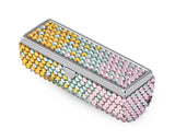 Gradation Swarovski Crystal Lipstick Case With Mirror - Spring