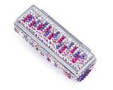 Medley Swarovski Crystal Lipstick Case With Mirror - Purple