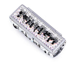 Medley Swarovski Crystal Lipstick Case With Mirror - Black