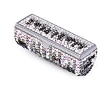 Medley Swarovski Crystal Lipstick Case With Mirror - Black