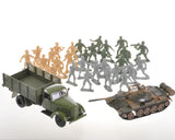 2 Pcs Military Combat Vehicle Models with Soldiers