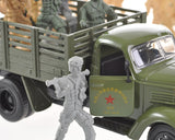 2 Pcs Military Combat Vehicle Models with Soldiers