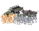 2 Pcs Military Combat Vehicle Models with Soldiers