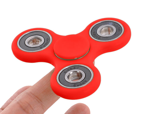 High Speed EDC Spinner Tri Bar Fidget Toy - Red