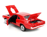 Mustang Series Alloy Toy Model Car with Music Light - Red