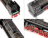 Alloy Steam Train Toy 1:87 Model with Music Light