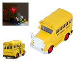 Blue Bird Vision School Bus Toy Model with Music Light