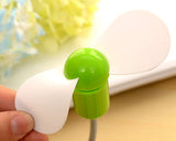 360 Degree Flexible Personal Mini USB Fan - Green