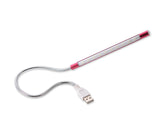 Laptop Keyboard Flexible USB LED Night Light  Eyecare Lamp - Red