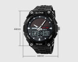 SKMEI Waterproof Men's Solar Outdoor Sport Combination Watch