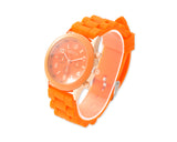 Geneva Silicone Quartz Analog Unisex Sport Wrist Watch