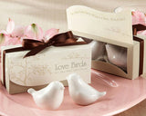 Lovebirds in The Window Wedding Salt And Pepper Shakers